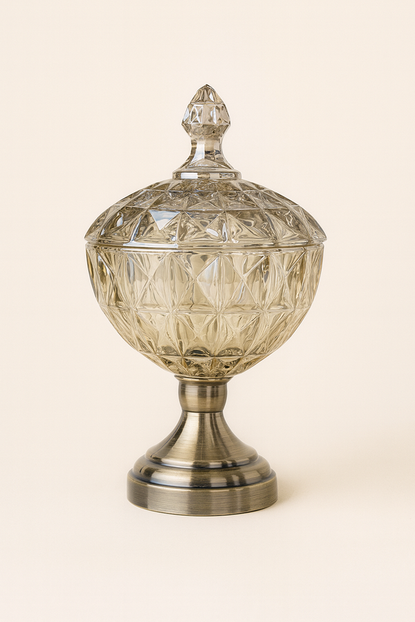 Elara | Luxe Crystal Candy Jar