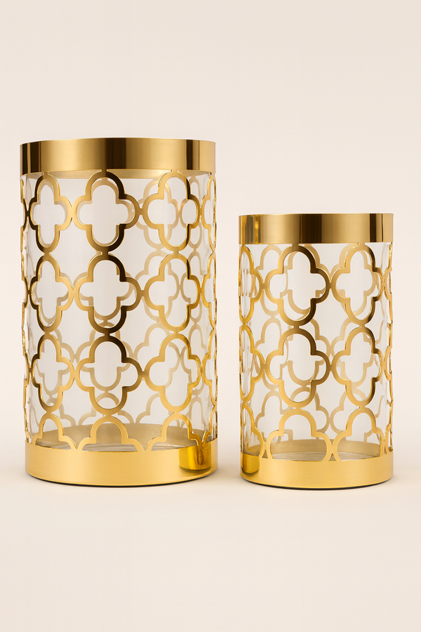 Damask|Glass Vase|Candle Holder