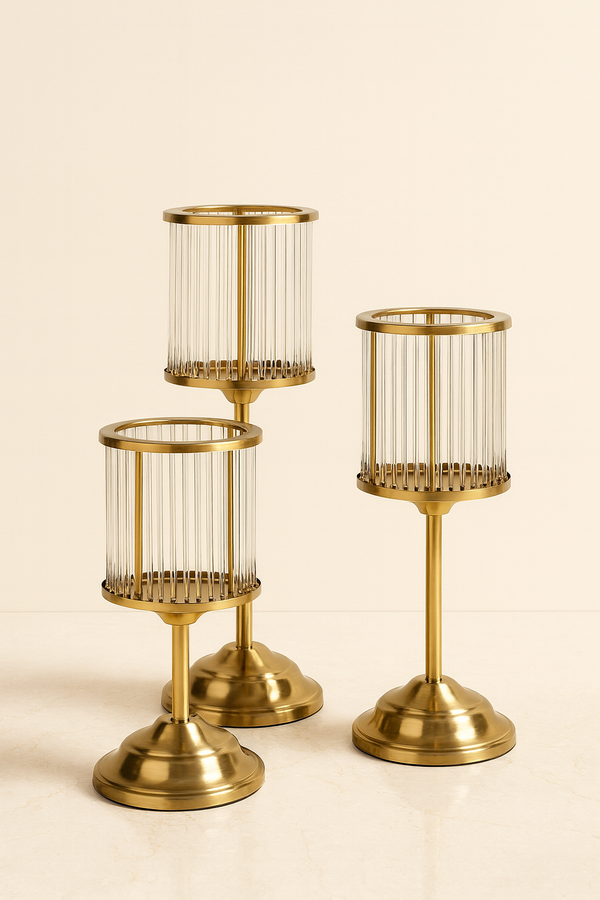 Elysian | Luxe Gold Candle Holders