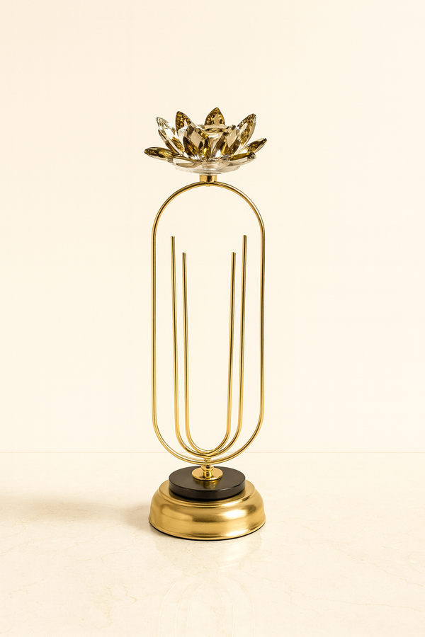 Eternity | Lotus Crystal Candle Holder