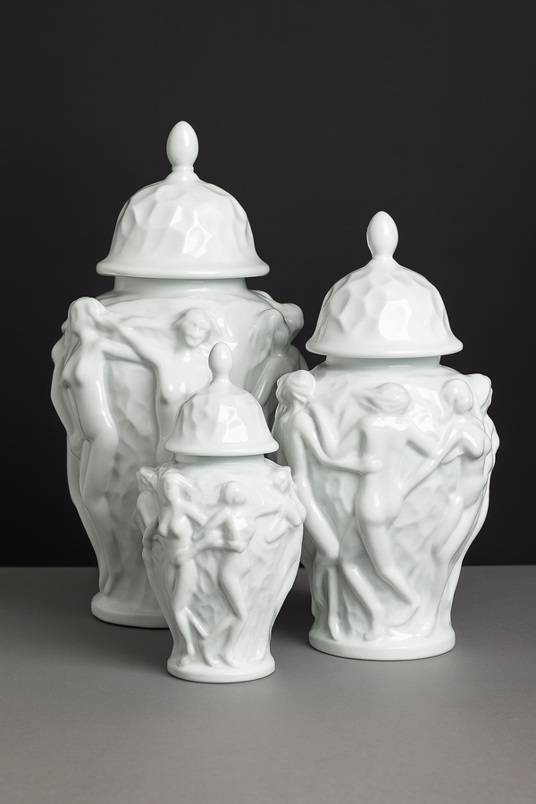 Athena | Vintage Greek Temple Jars