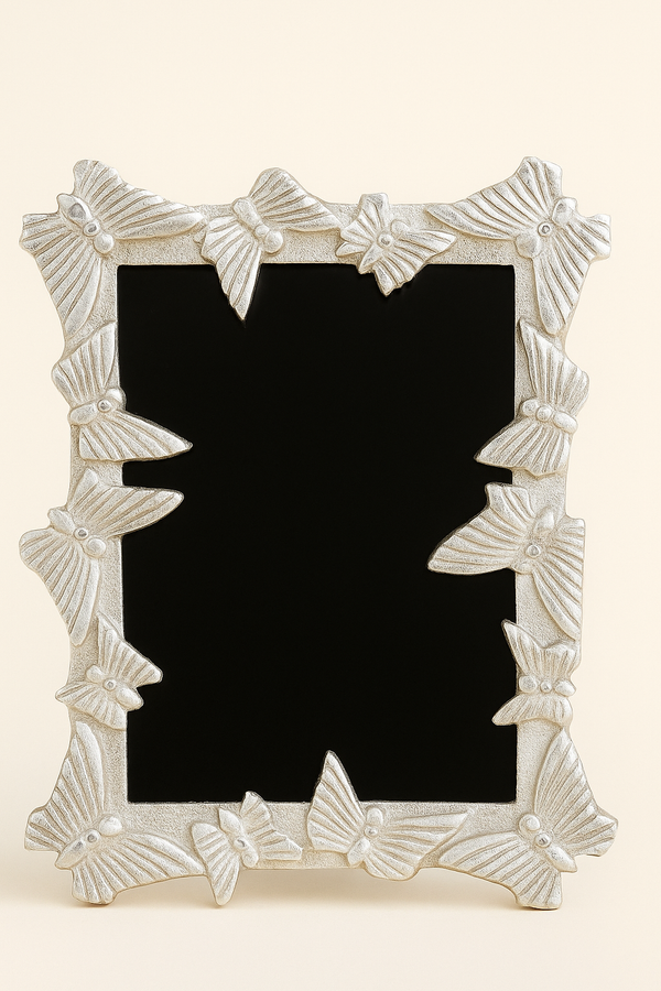 Silver Flutter Photo Frame
