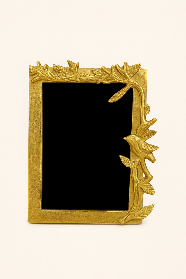 Golden Perch Photo Frame